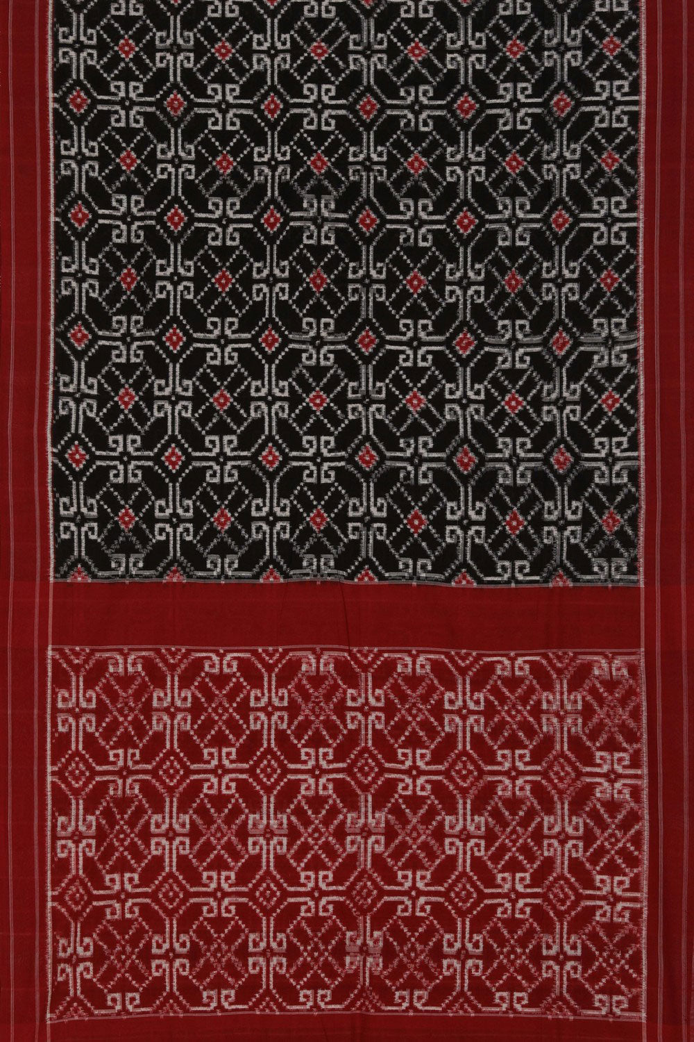 Image of Pochampally Ikat Black Saree