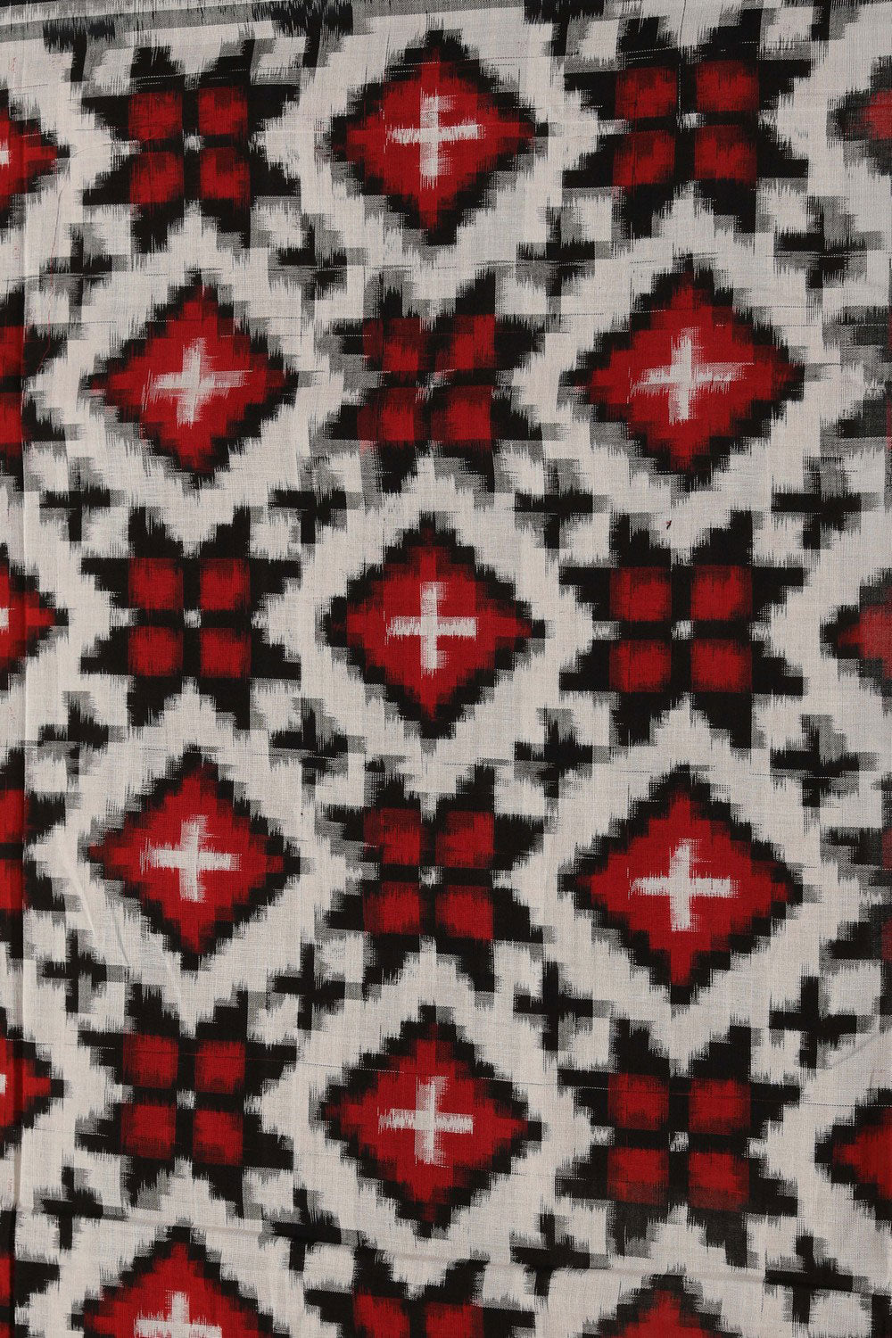 Image of Pochampally Ikat Black Saree