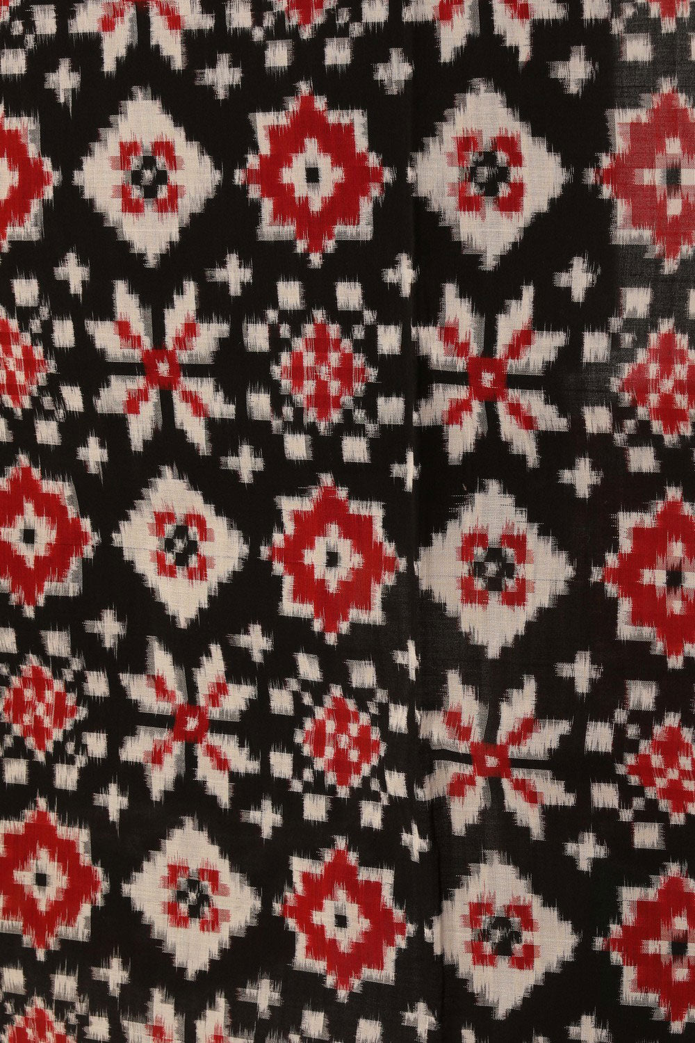 Image of Pochampally Ikat Black Saree