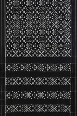 Image of Pochampally Ikat Black Saree