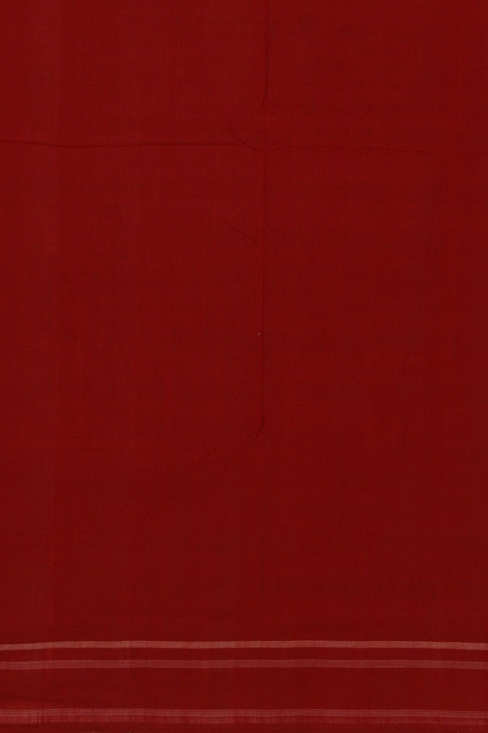 Image of Pochampally Ikat Off-White Saree