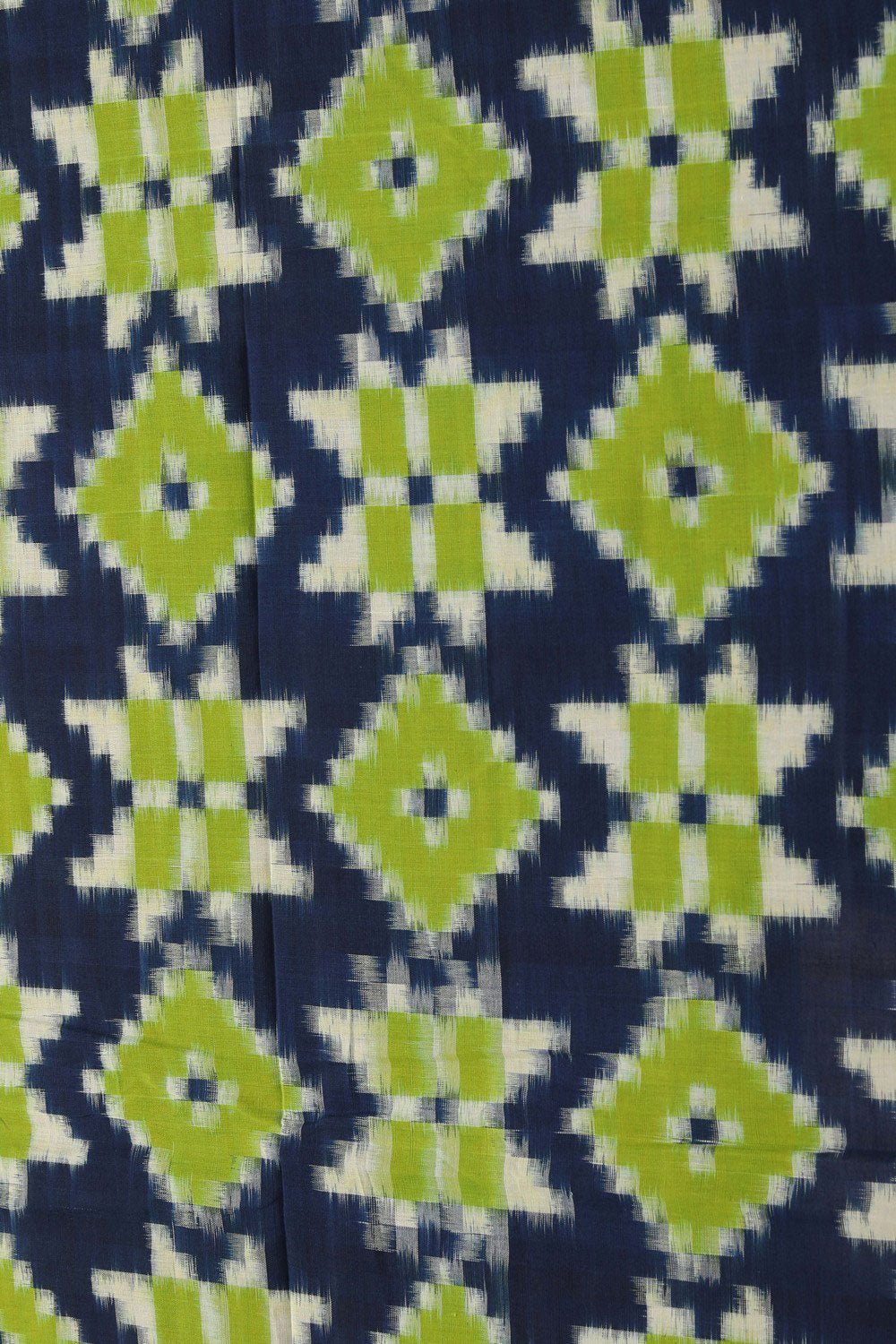 Pochampally Ikat Royal Blue Saree