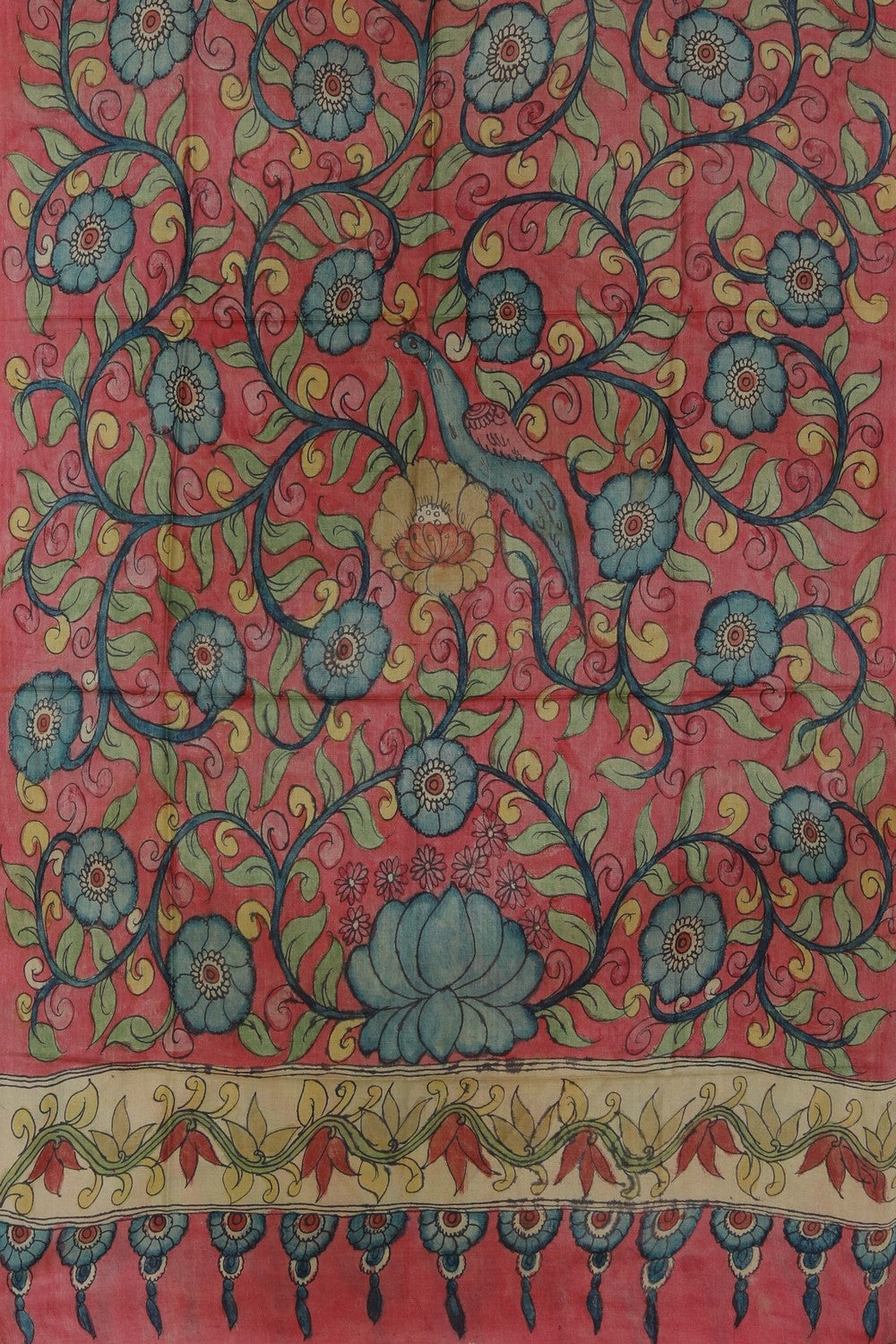 Image of Kalamkari Hand-Painted Dupatta