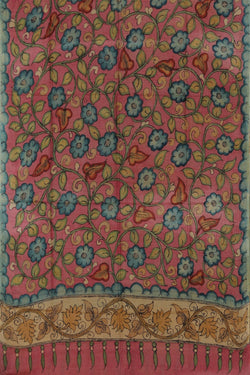 Image of Kalamkari Hand-Painted Dupatta