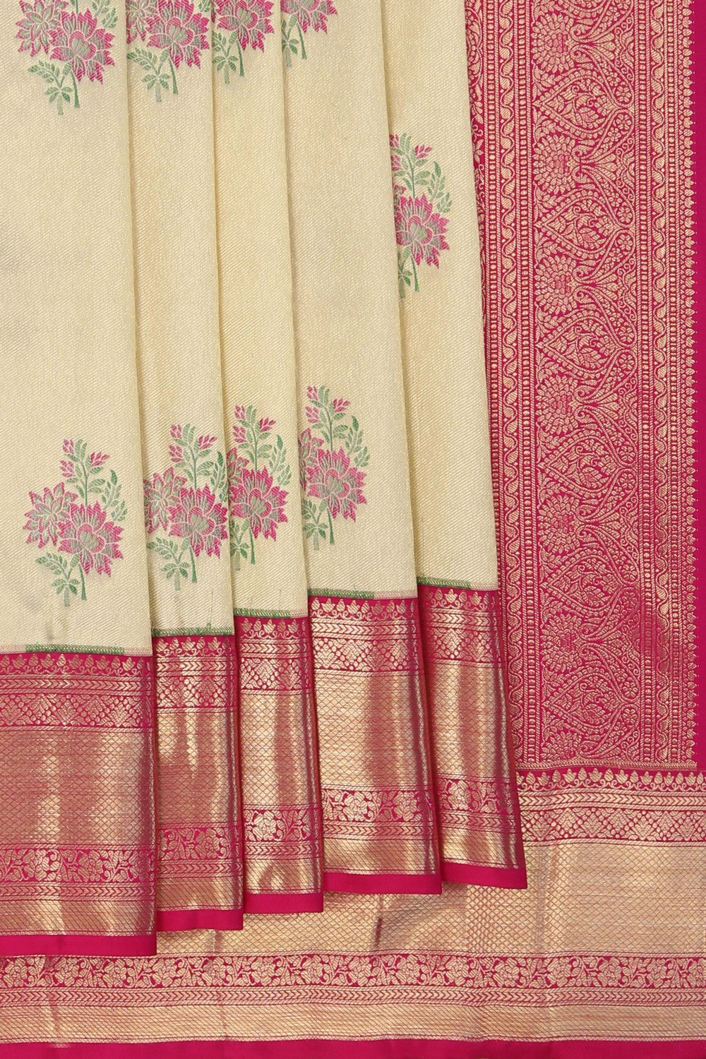 Kanchipattu Gold Brocade Saree