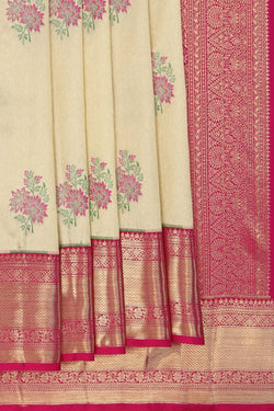 Image of Kanchipattu Gold Brocade Saree