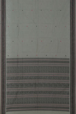 Image of Kanchi Cotton Grey Saree