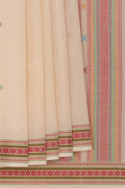 Image of Kanchi Cotton Off-White Saree