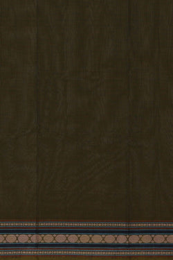 Image of Kanchi Cotton Moss Green Saree