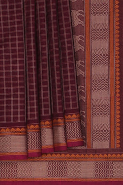 Image of Kanchi Cotton Kattam Saree