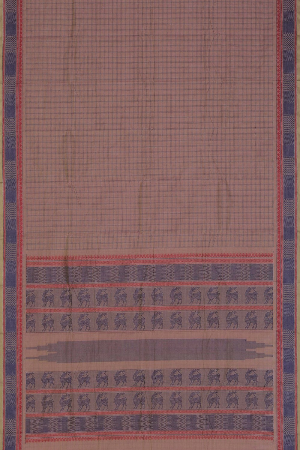 Kanchi Cotton Kattam Saree