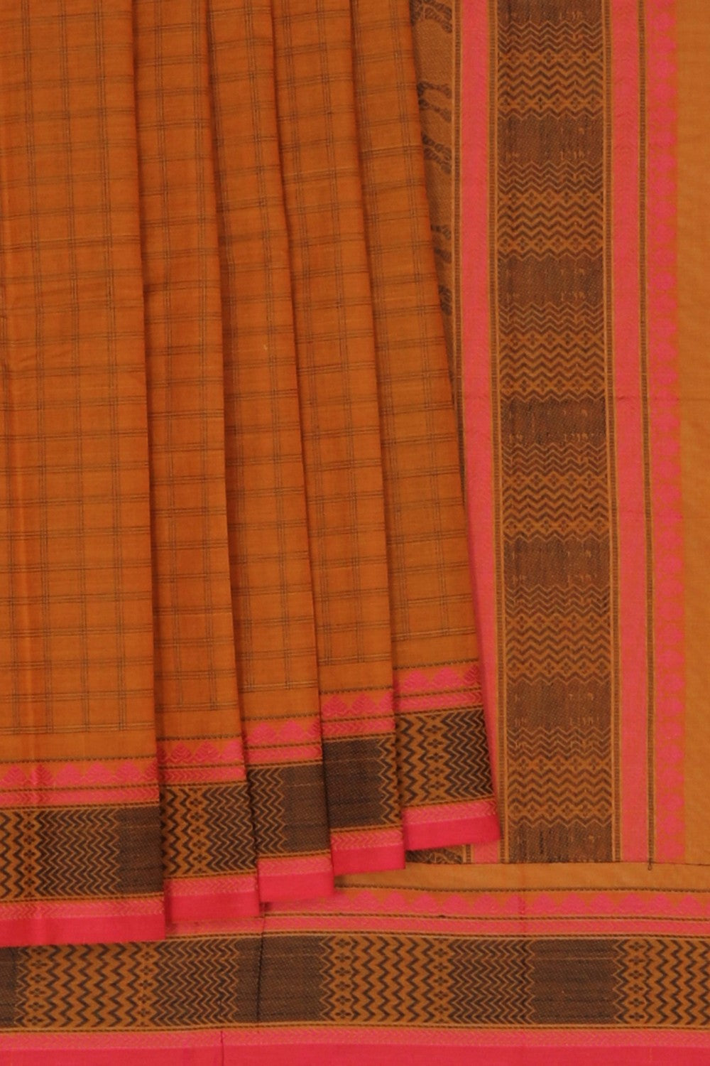 Kanchi Cotton Kattam Saree