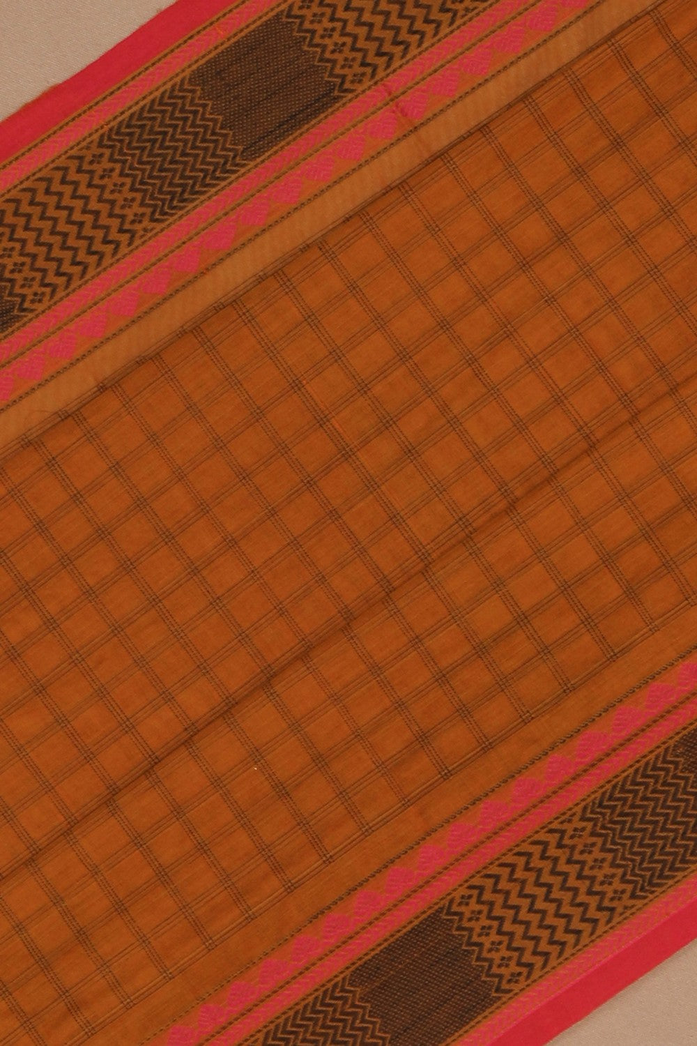 Image of Kanchi Cotton Kattam Saree