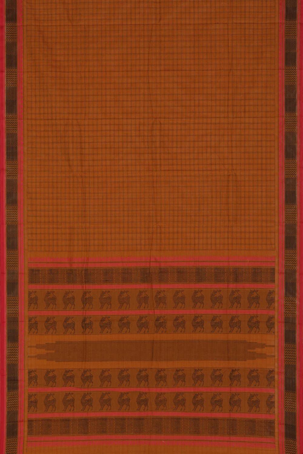 Kanchi Cotton Kattam Saree