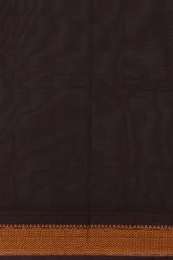 Image of Kanchi Cotton Brown Saree
