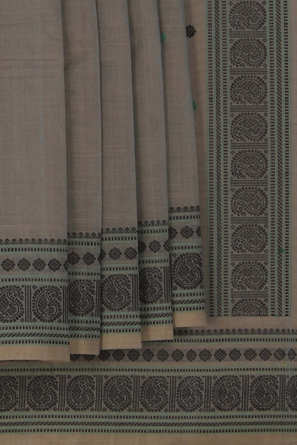 Kanchi Cotton Grey Saree