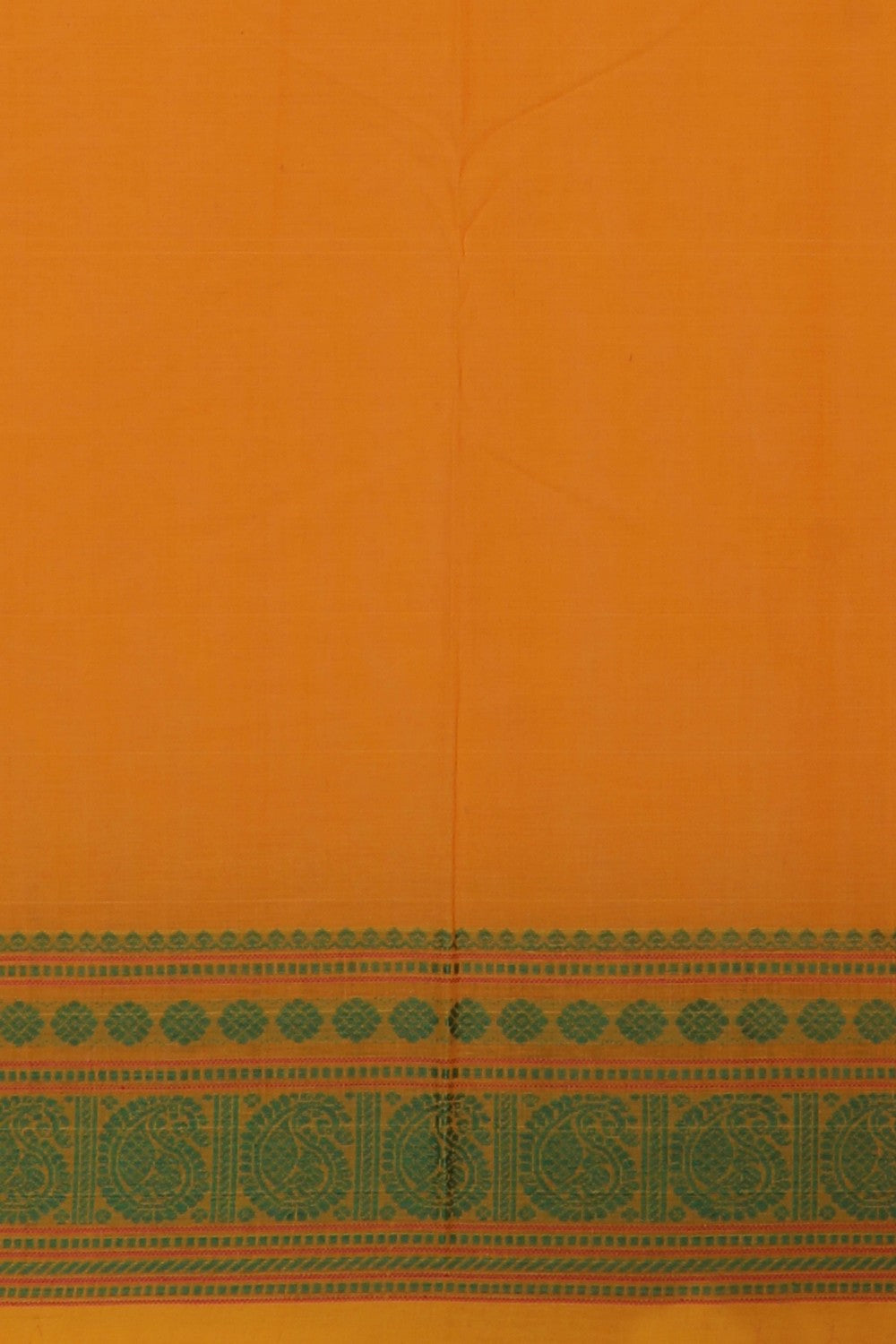 Image of Kanchi Cotton Yellow Saree