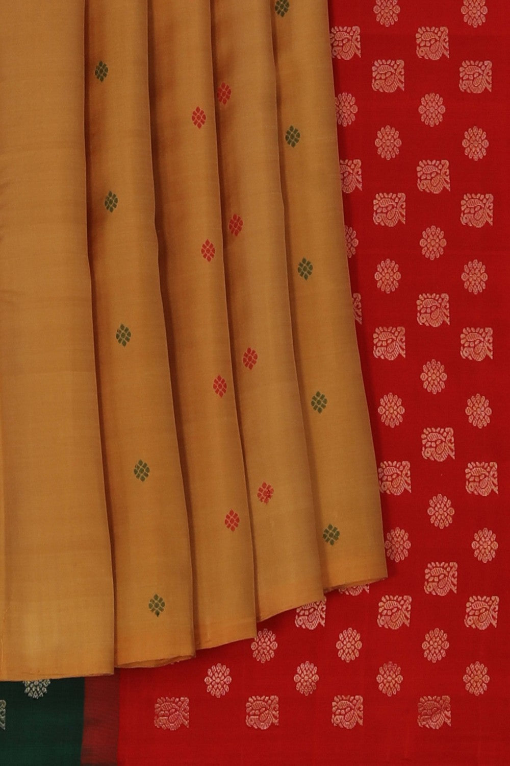 Image of Kanchipuram Silk Beige Saree