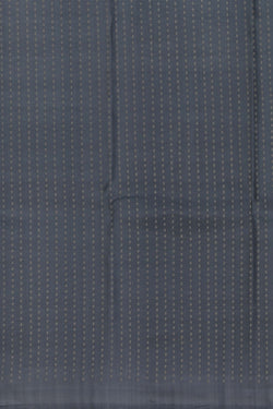 Image of Kanchipuram Silk Smoky Blue Saree