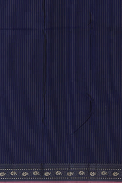 Image of Kanchipuram Silk Navy Blue Saree