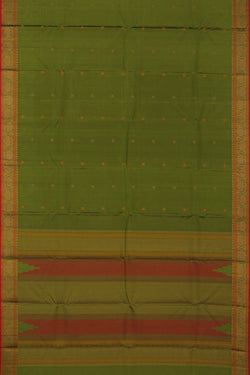 Image of Kanchipuram Silk Green Saree