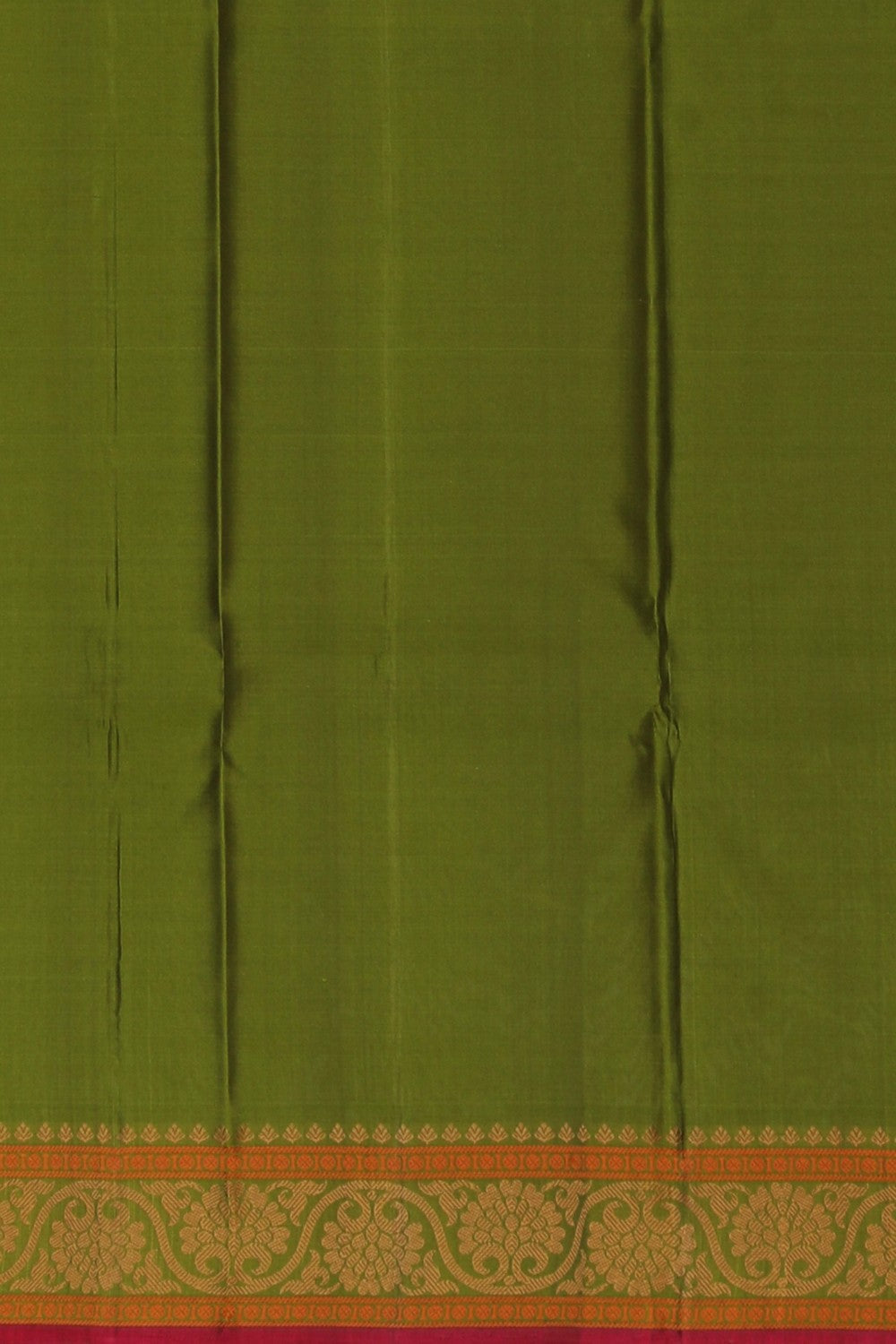 Image of Kanchipuram Silk Green Saree