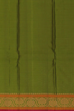 Image of Kanchipuram Silk Green Saree