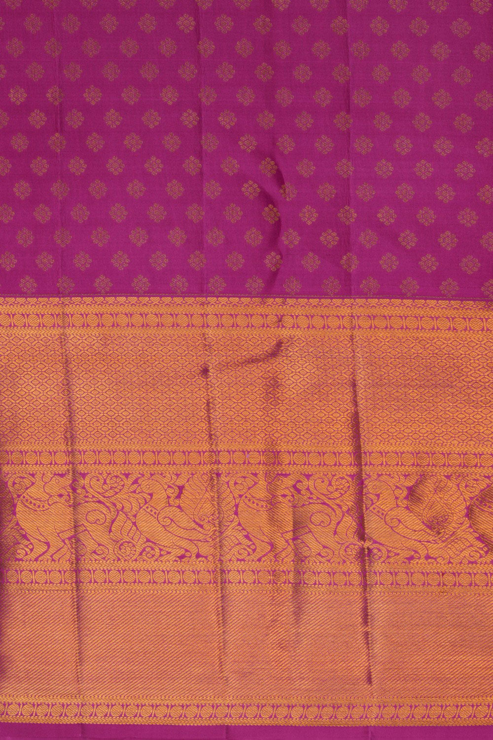 Image of Kanchipattu Brocade Purple Saree