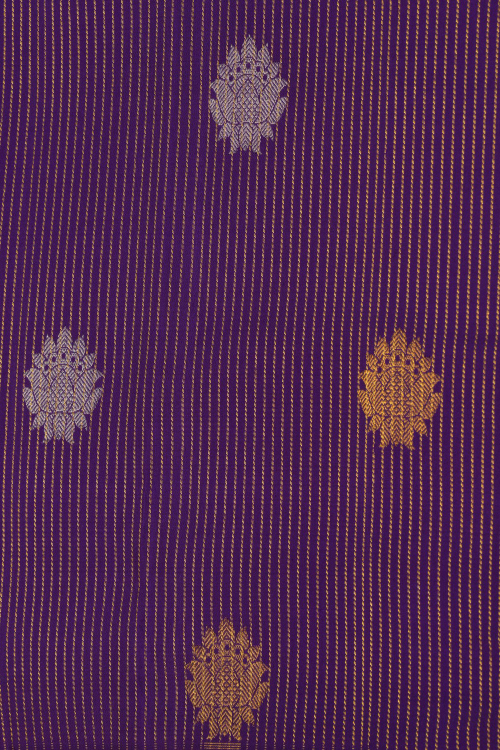 Kanchipattu Brocade Purple Saree