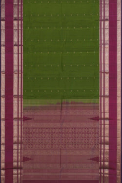 Image of Kanchipuram Silk Green Saree