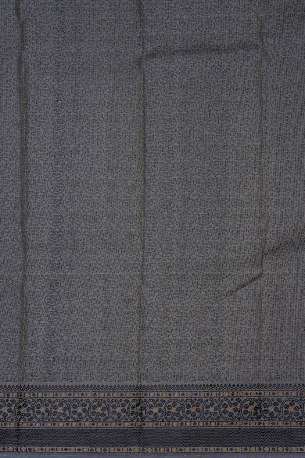 Image of Kanchipuram Silk Off-White Saree