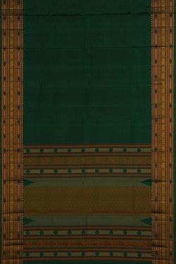 Image of Kanchipuram Silk Green Saree