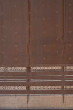 Image of Kanchipuram Silk Yellow Saree
