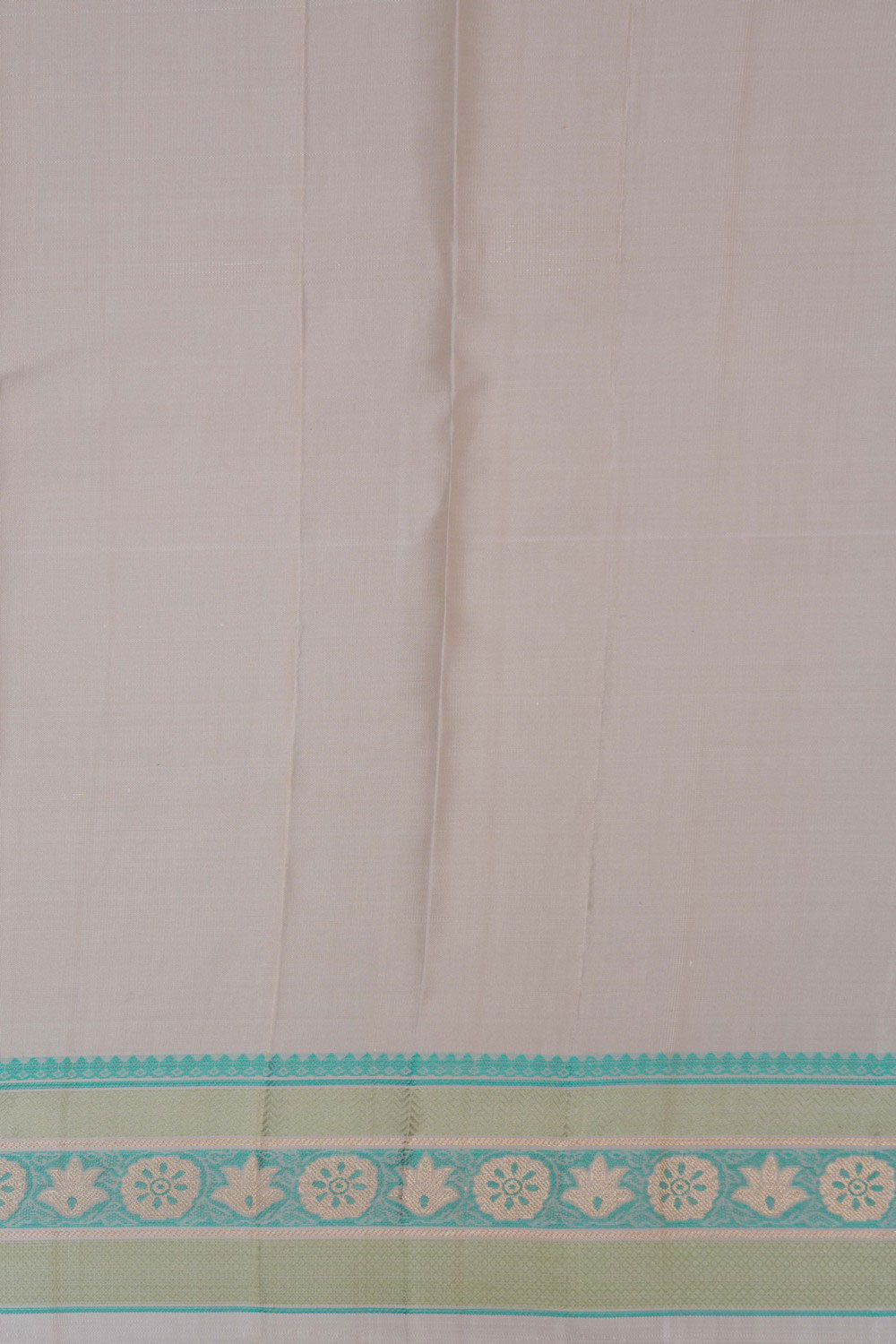 Kanchipuram Silk Off White Saree