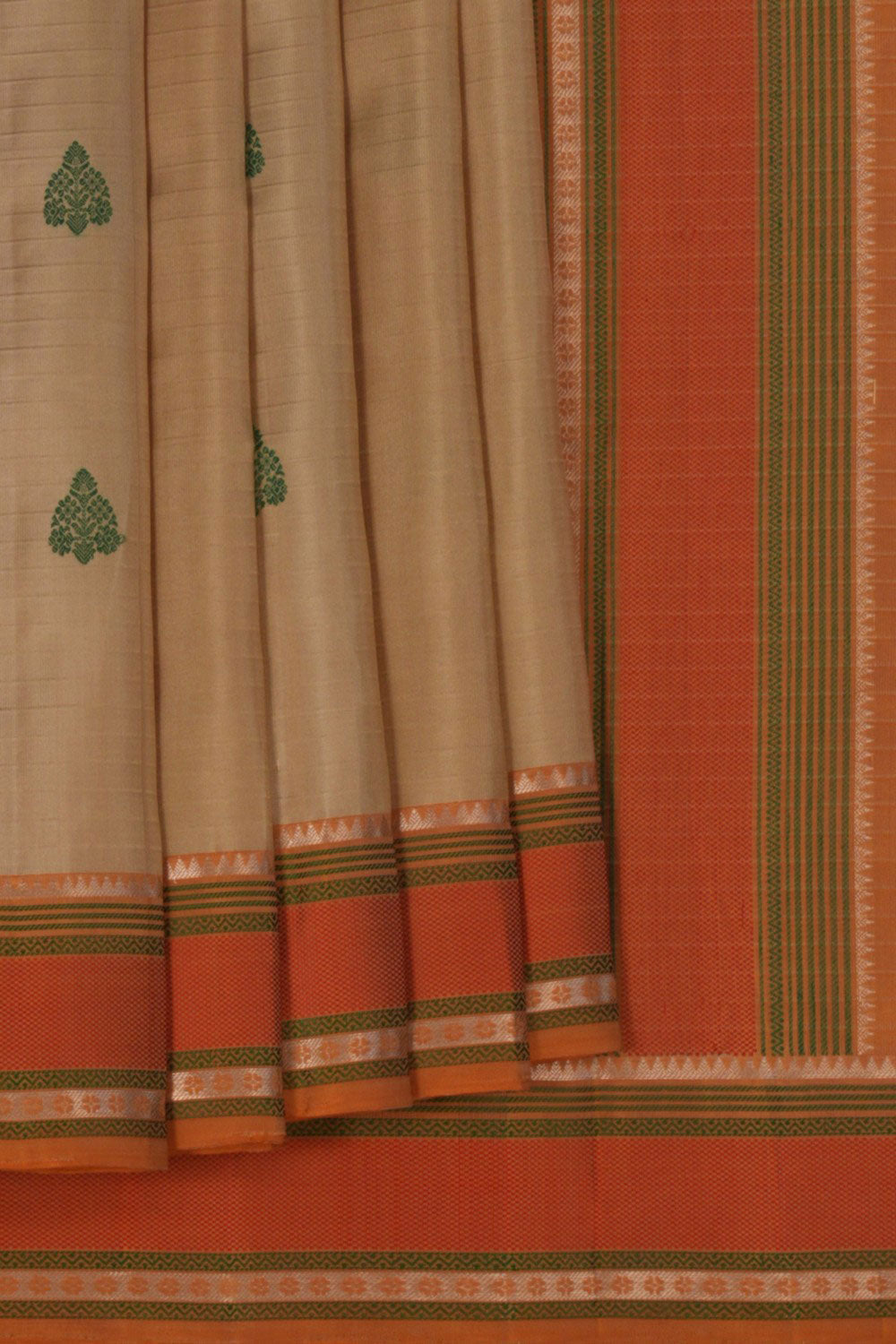 Kanchipuram Silk Beige Saree
