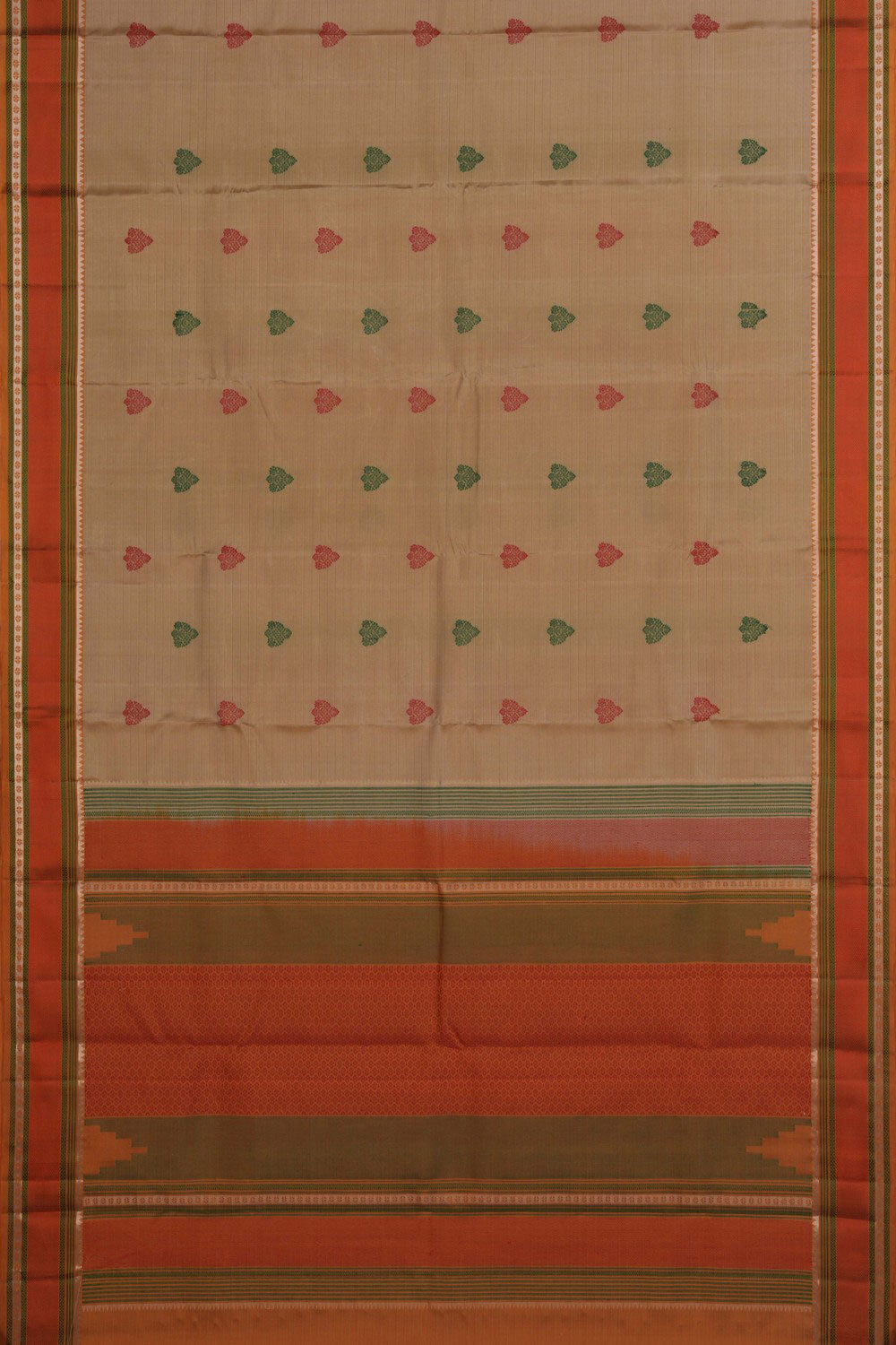 Kanchipuram Silk Beige Saree