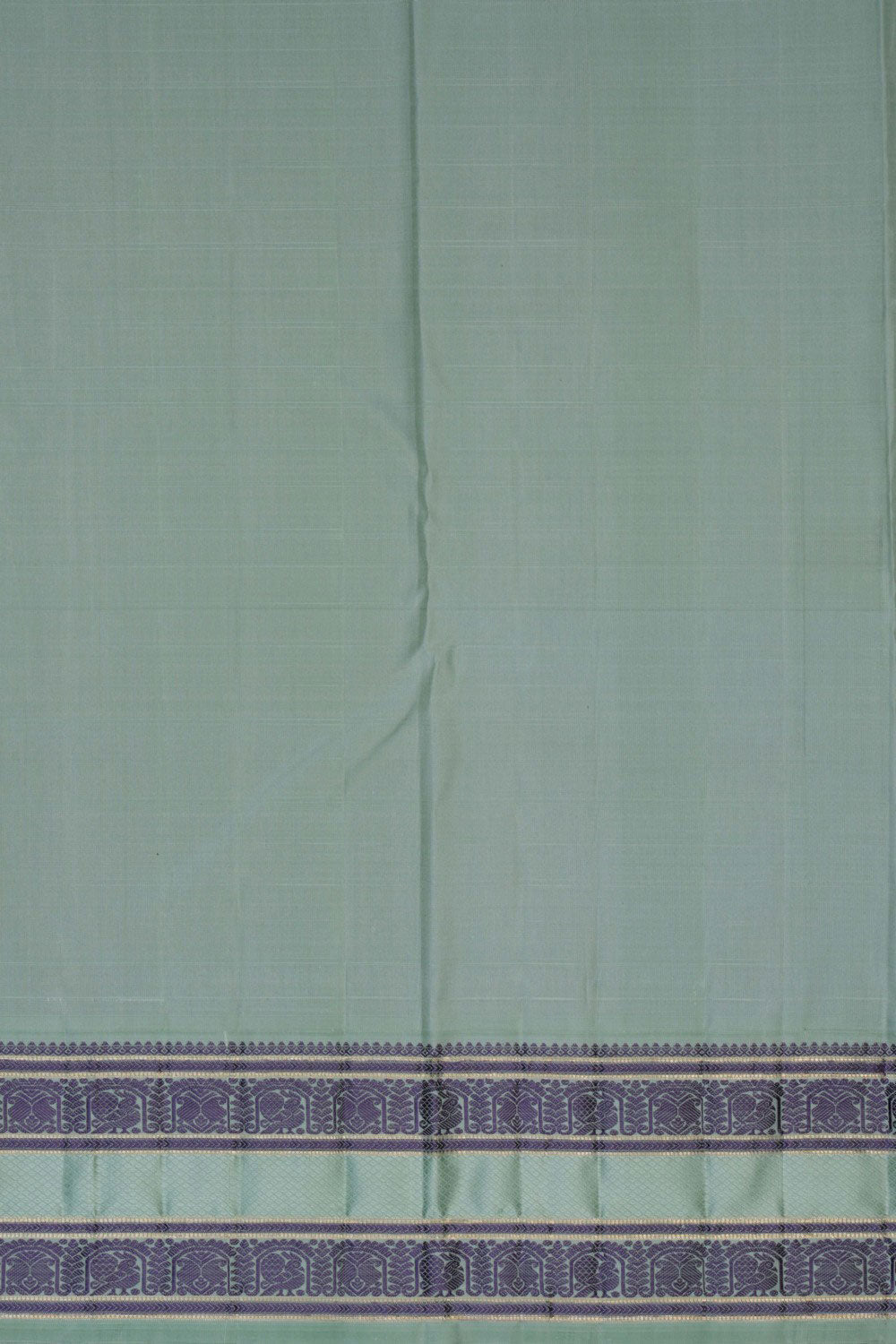 Image of Kanchipuram Kattam Purple Saree
