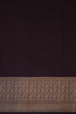 Image of Kanchipuram Brown Saree