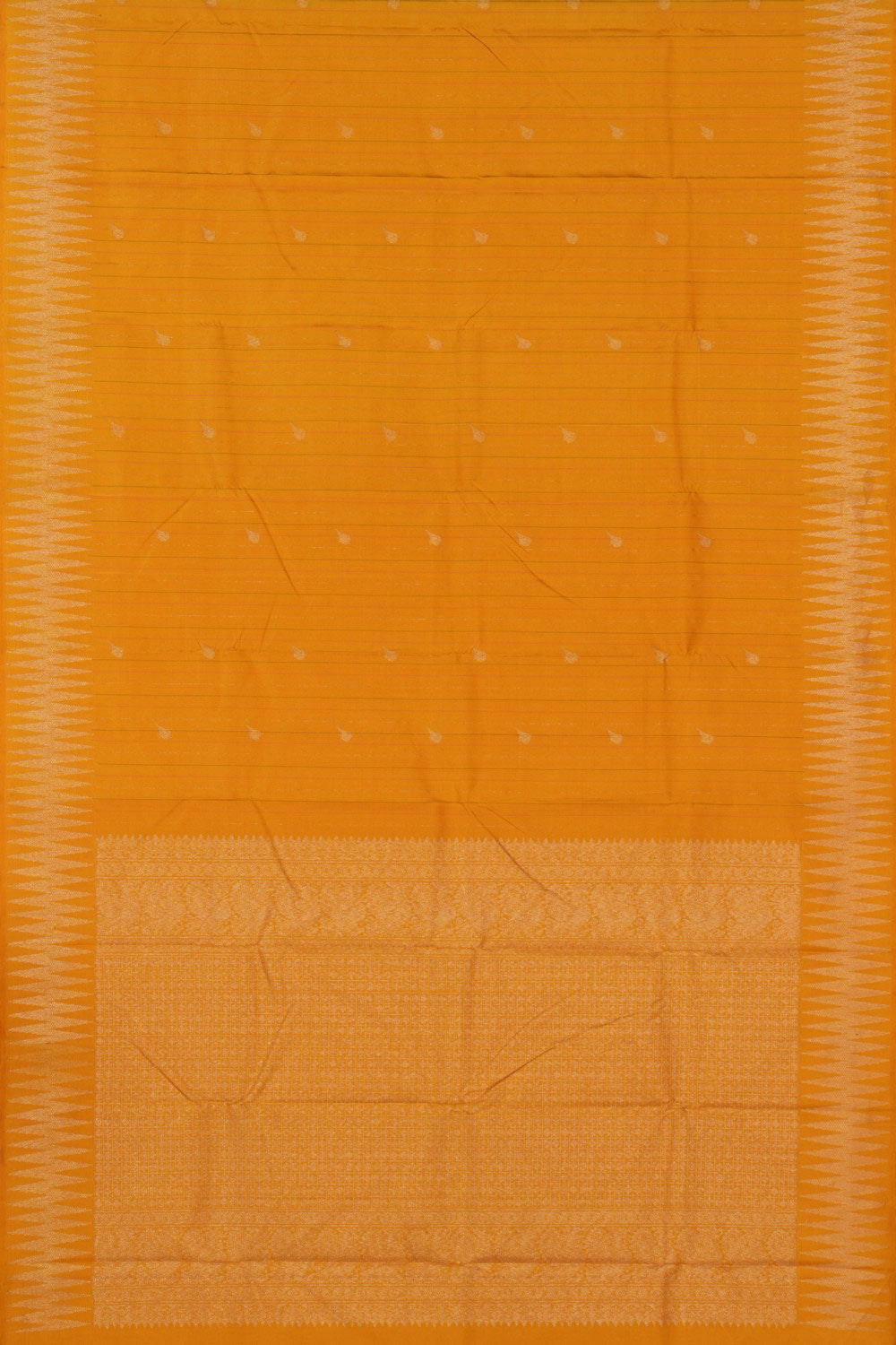 Image of Kanchipuram Yellow Saree