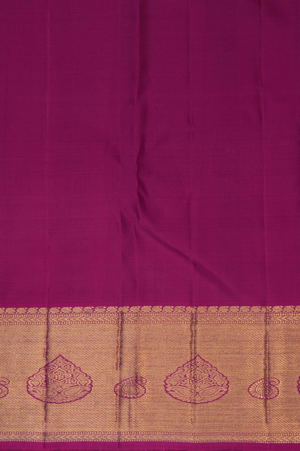 Kanchipattu Brocade Magenta Pink Saree