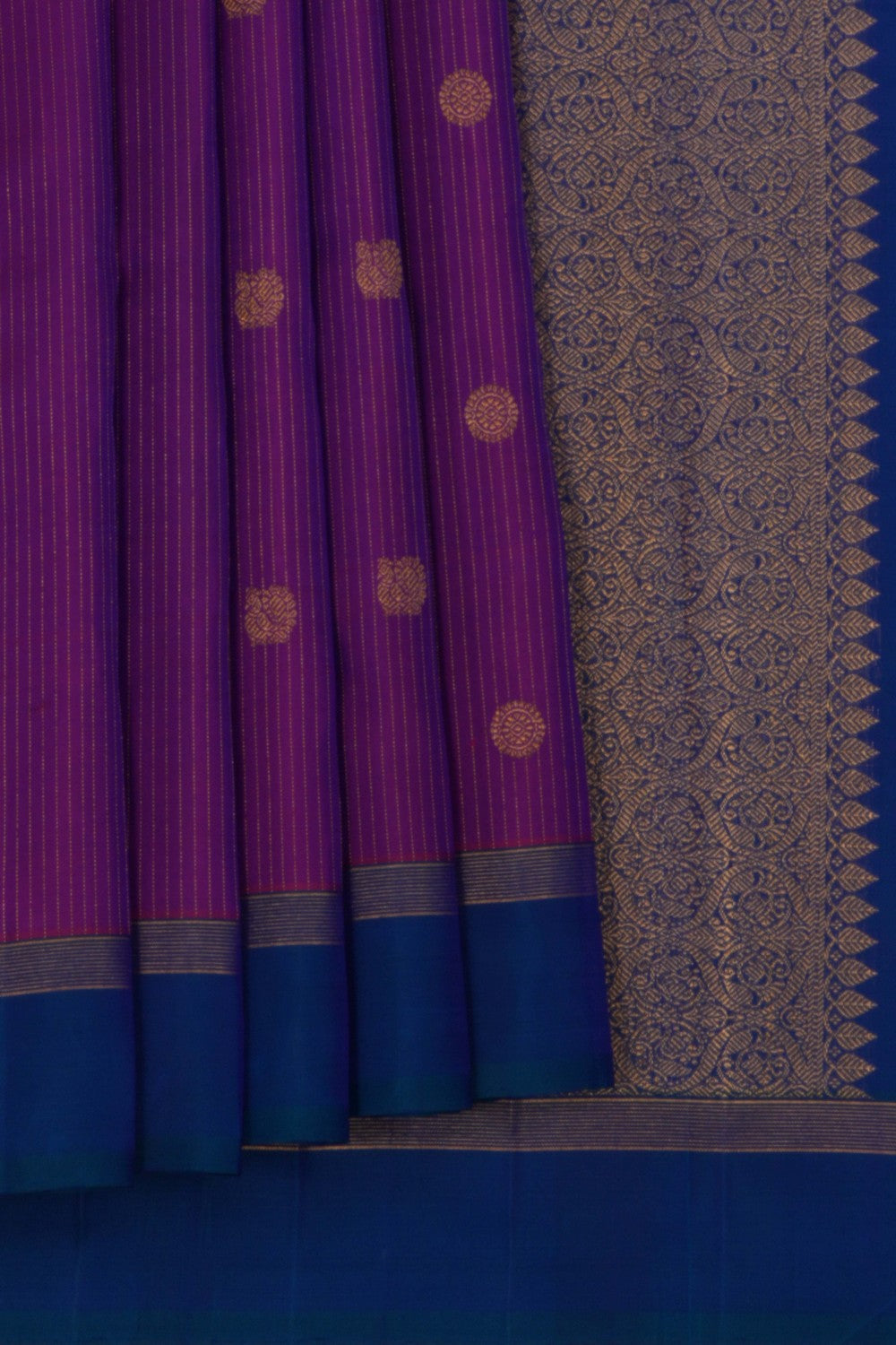 Image of Arani Silk Purple Saree