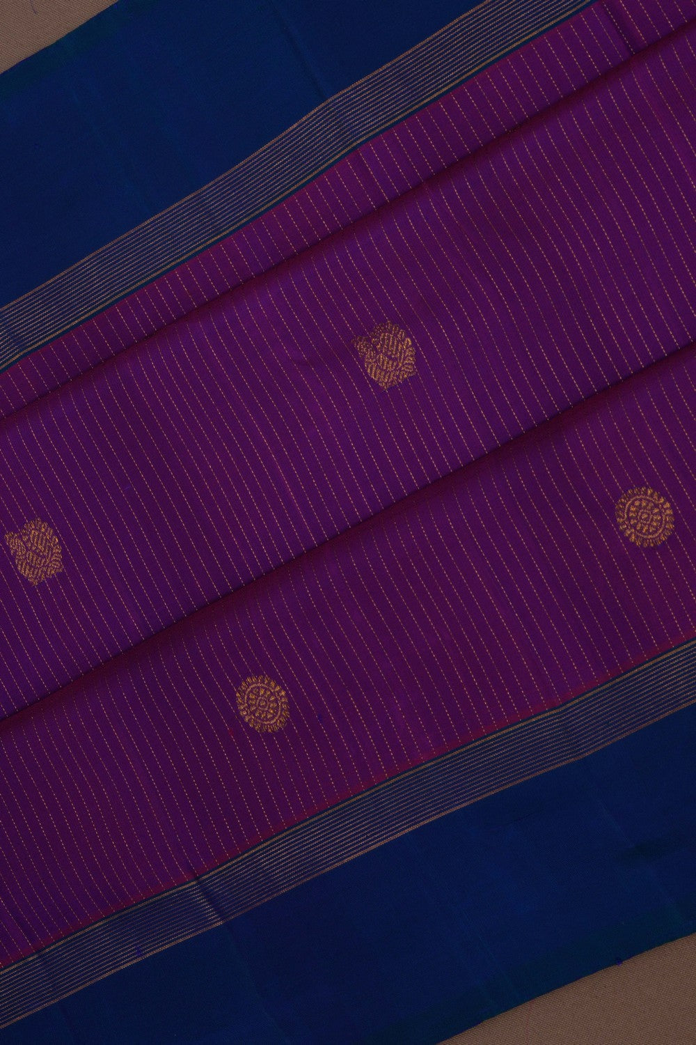 Image of Arani Silk Purple Saree
