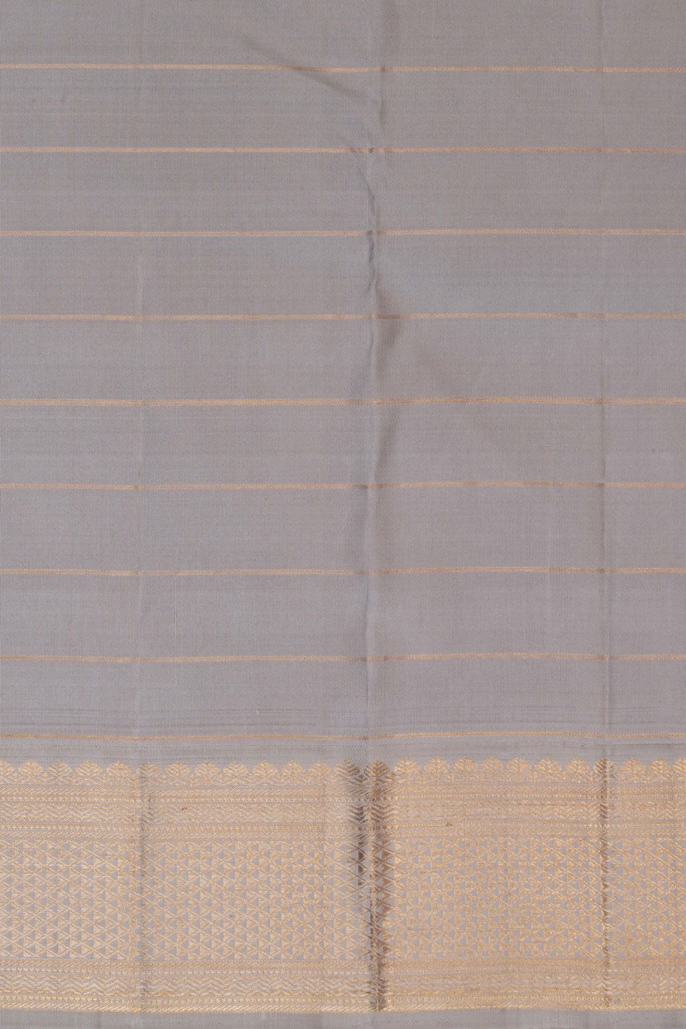 Image of Kanchipuram Kattam Purple Saree