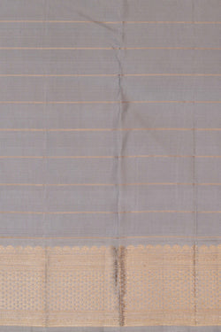 Image of Kanchipuram Kattam Purple Saree