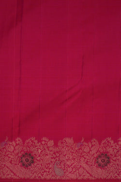 Image of Kanchipuram Silk Pink Saree