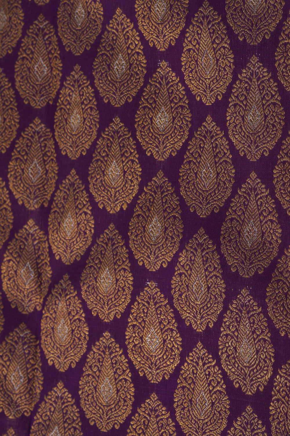 Image of Kanchipuram Silk Purple Saree