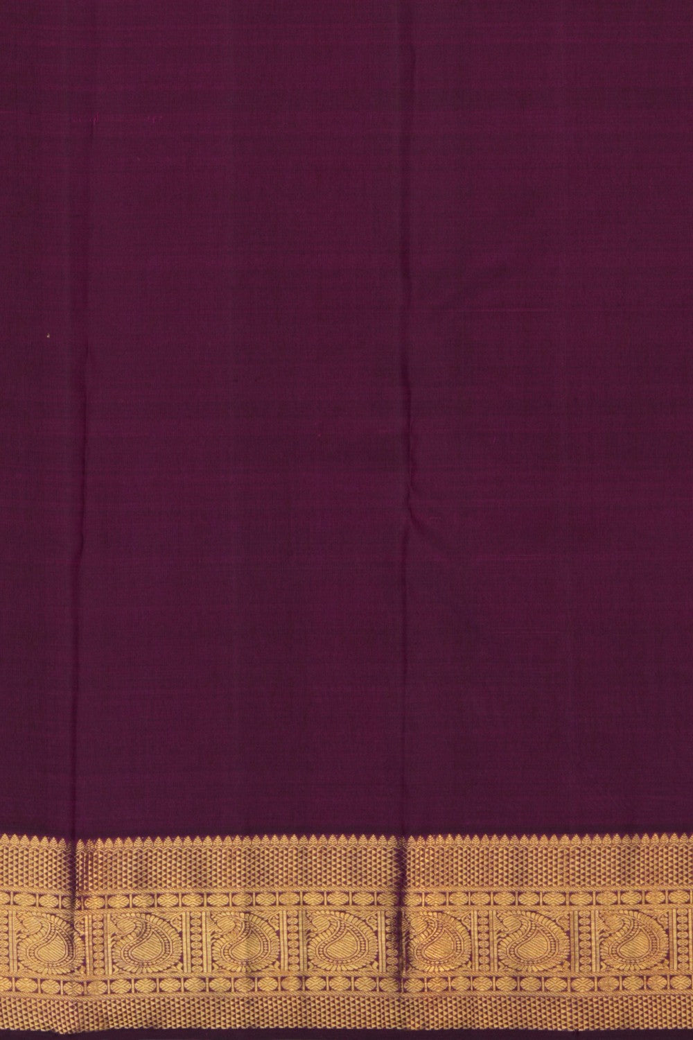 Image of Kanchipuram Silk Violet Saree