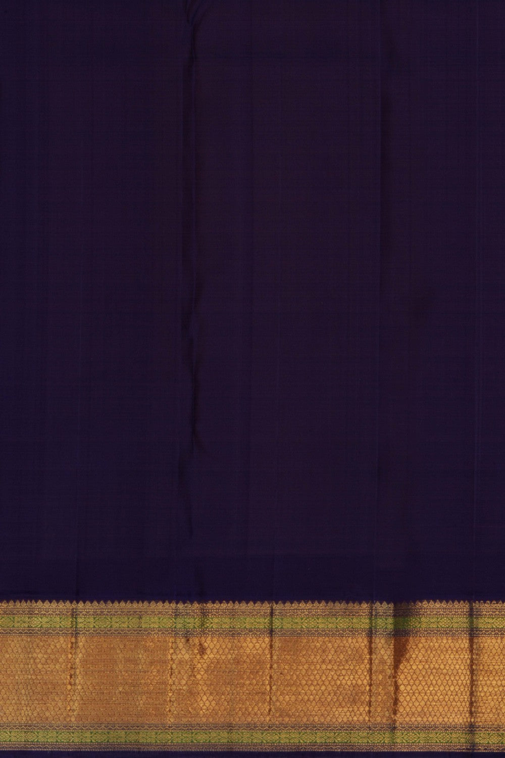 Image of Kanchipuram Silk Off White Saree