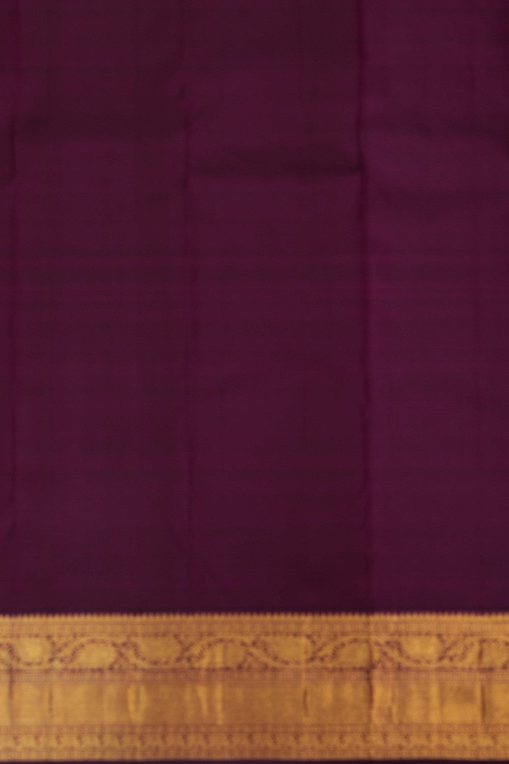 Image of Kanchipuram Silk Brocade Violet Saree