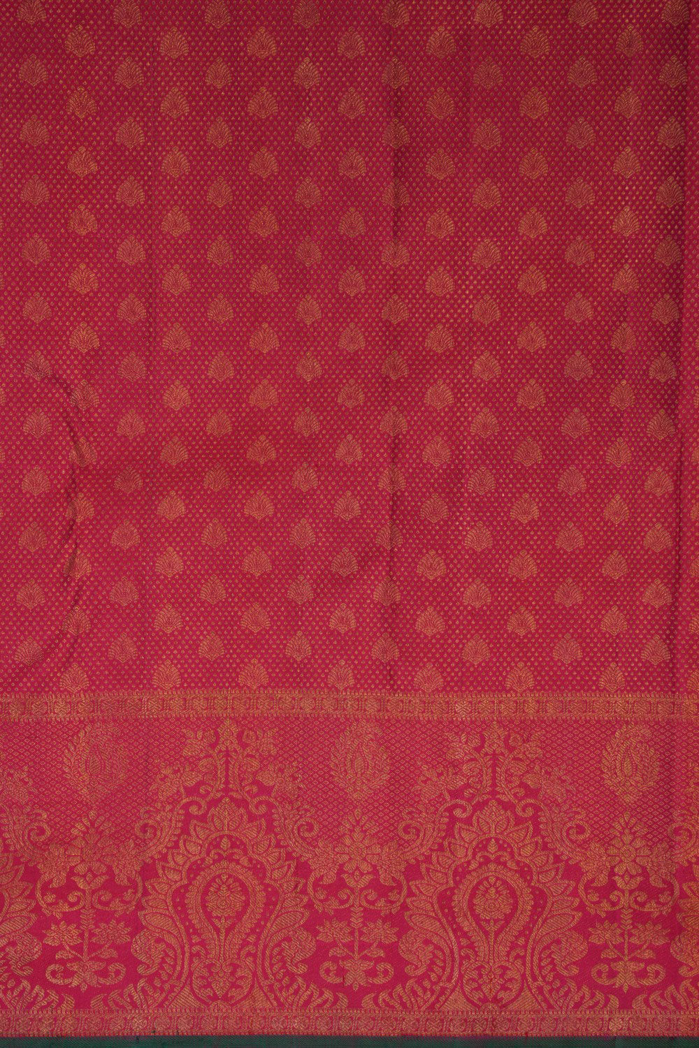 Image of Kanchipuram Silk Pink Saree